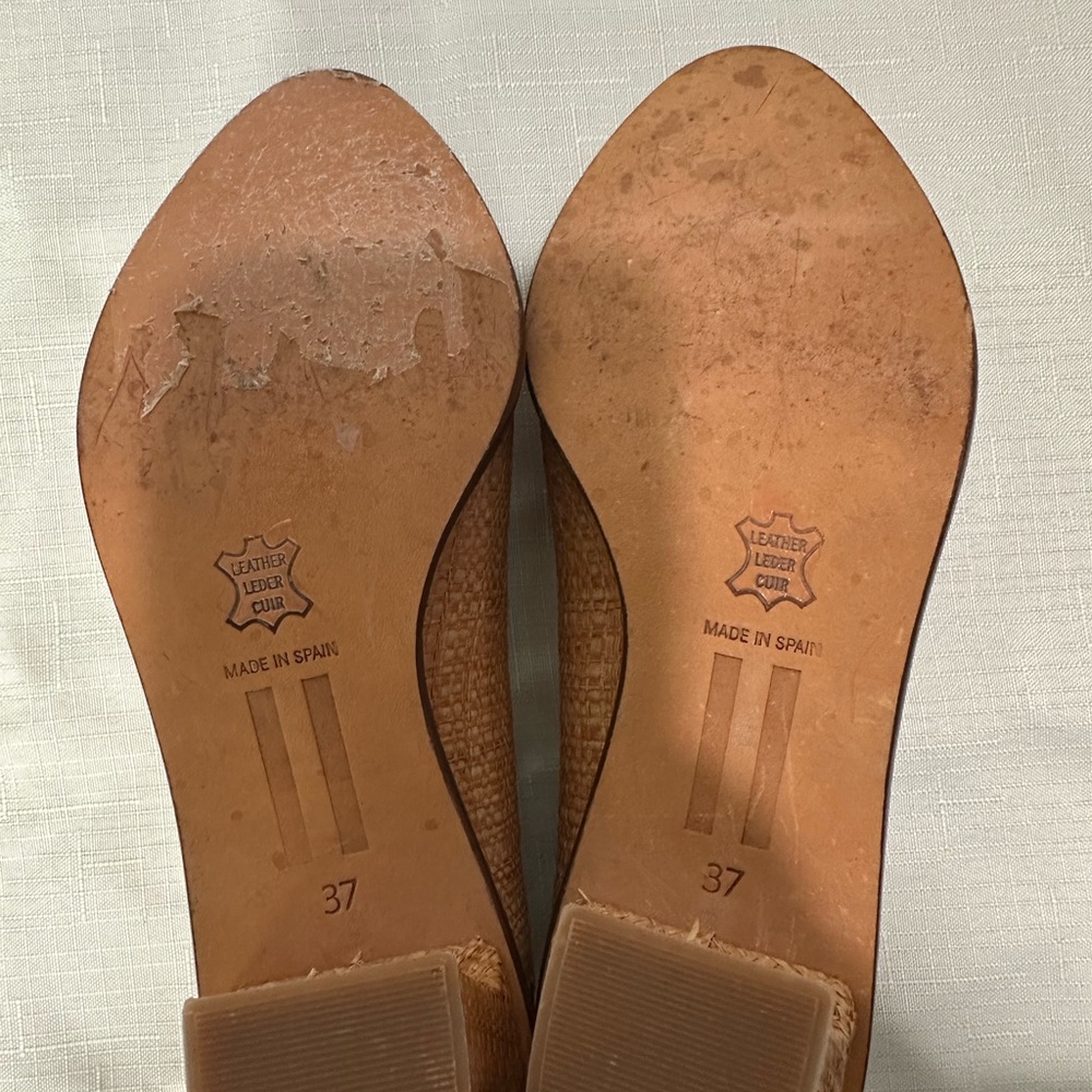 Mista London Straw Heels Size 37 - Picture 5 of 12